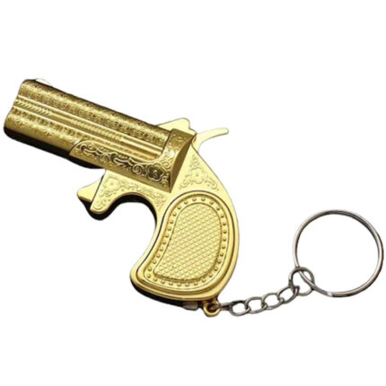 Derringer mit Schlüsselkette - Gas Feuerzeug